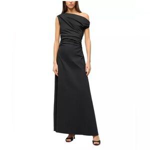 New Staud Phare Dress Black 6 Cotton Poplin $450 St Agni